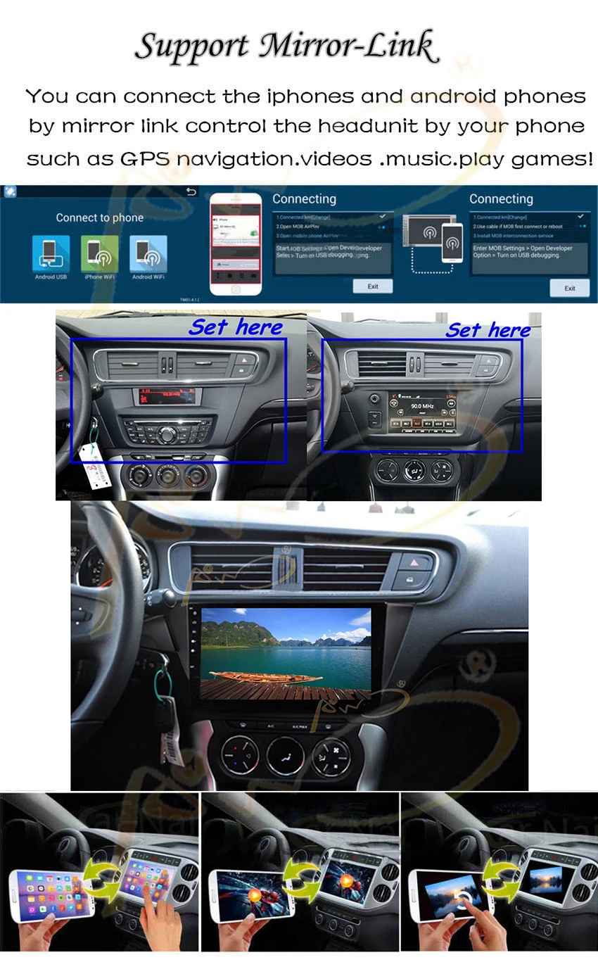 Cheap Car Radio Player GPS Navi for Citroen C3-XR Car Multimedia Stereo Audio Head Unit Auto HD Touch Screen Wifi MAP 5