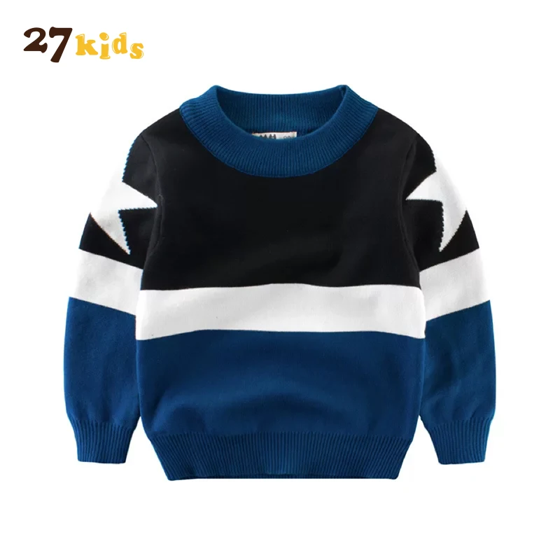 27Kids knitting sweater on the boy Baby Boys knit Sweaters Winter Warm