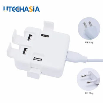 

USB HUB 4 Port USB 2.0 Hub for Laptop and Desktop USB HUB US EU Plug