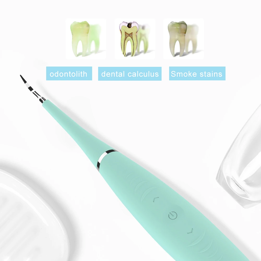 Горячая Распродажа, 5 режимов, звуковой электрический Стоматологический Скейлер, силиконовый очиститель для зубов, USB Перезаряжаемый, водонепроницаемый, для удаления зубного камня, для удаления пятен, зубной камень