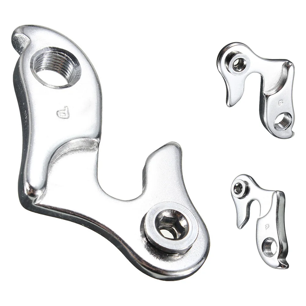 العروة الثابتة الفضة انتقال الذيل هوك الخلفية Derailleur دراجة سبائك الألومنيوم الطريق دراجة أجزاء إطار مسمار تعليق جهاز العروة الثابتة الفضة انتقال الذيل هوك الخلفية Derailleur دراجة سبائك الألومنيوم الطريق دراجة أجزاء إطار مسمار تعليق جهاز