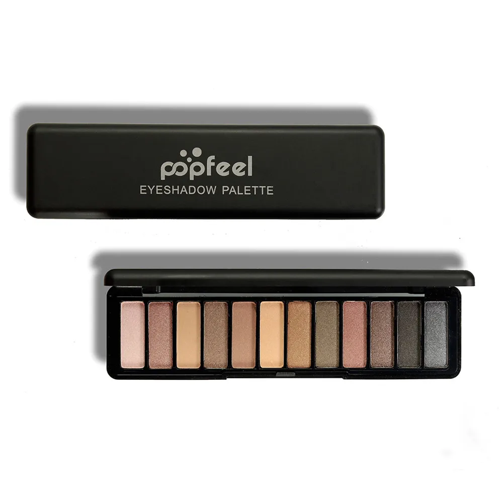 Naked palette Тени для век 12 цветов женские косметические матовые тени Крем палитра