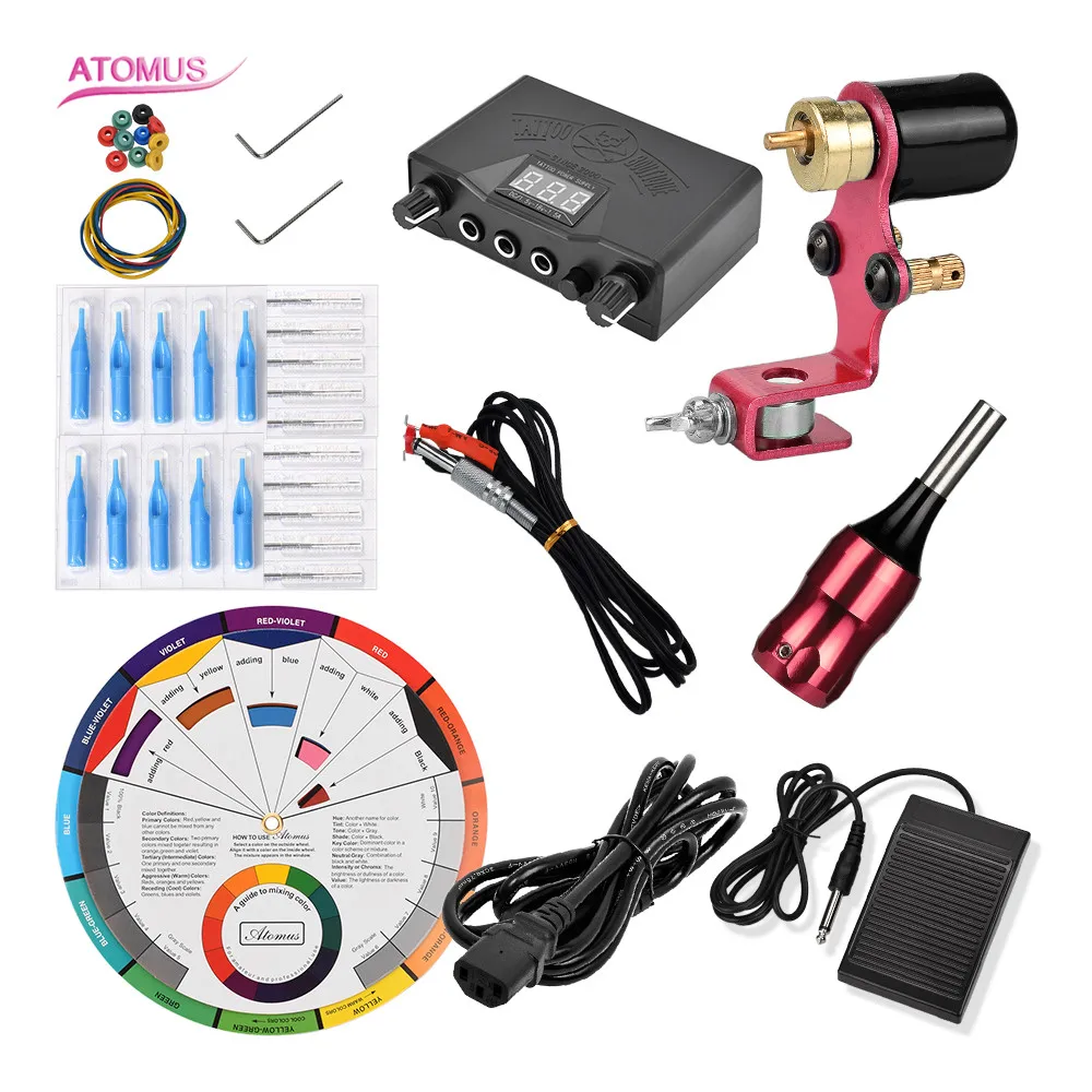 

Tattoo Machine Rotary Kit Tatuajes Tattoo Beginner Set Kit Para Tatuar Pen Rotary Machine Tatoo Nueva Llega Suplies Professional
