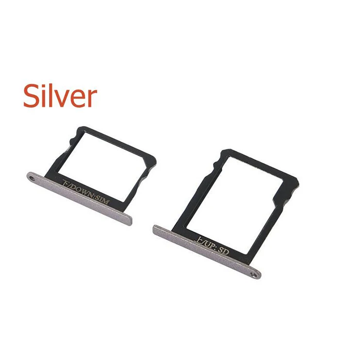 Подлинная Micro SD и Sim карты держатель лотка для huawei P8 GRA-L09 UL00 слот для sim-карты адаптер лотка 3 цвета Замена Ремонт - Цвет: down and up