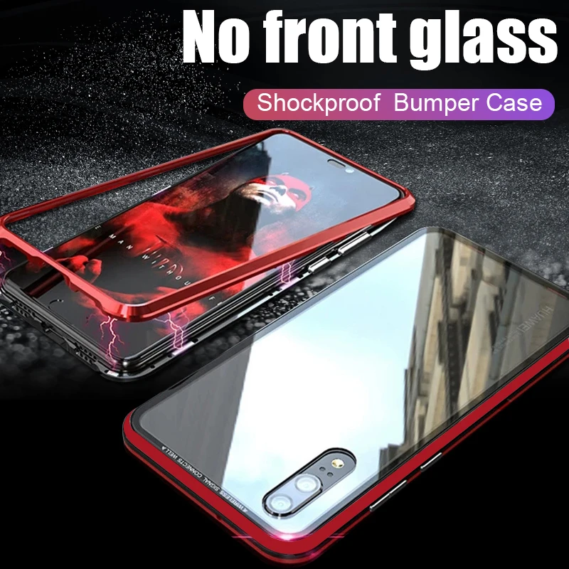 Роскошный защитный чехол с магнитом на 360 градусов для huawei P20 Pro противоударный