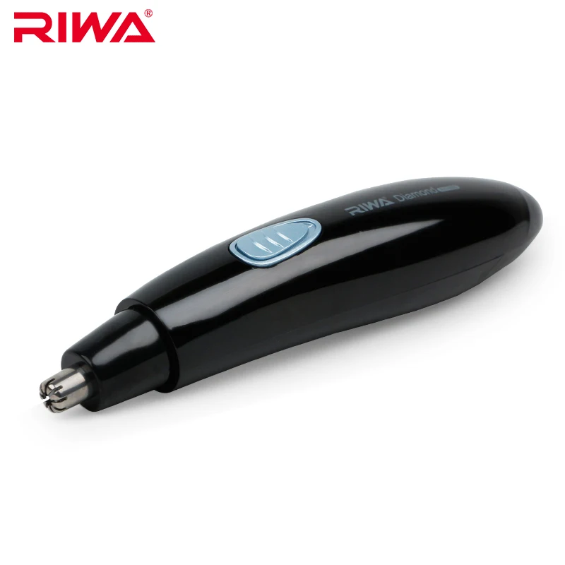 

Riwa Electric Shaving Nose And Ear Hair Trimmer RA-555B Battery Powered Beard Care Removal Ear Nose Hair Shaver Clipper