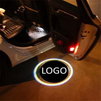 

JXF Welcome Light Car Door Courtesy Ghost Shadow LOGO Projector Laser For Jaguar F-TYPE 2013-2017 According warning collision