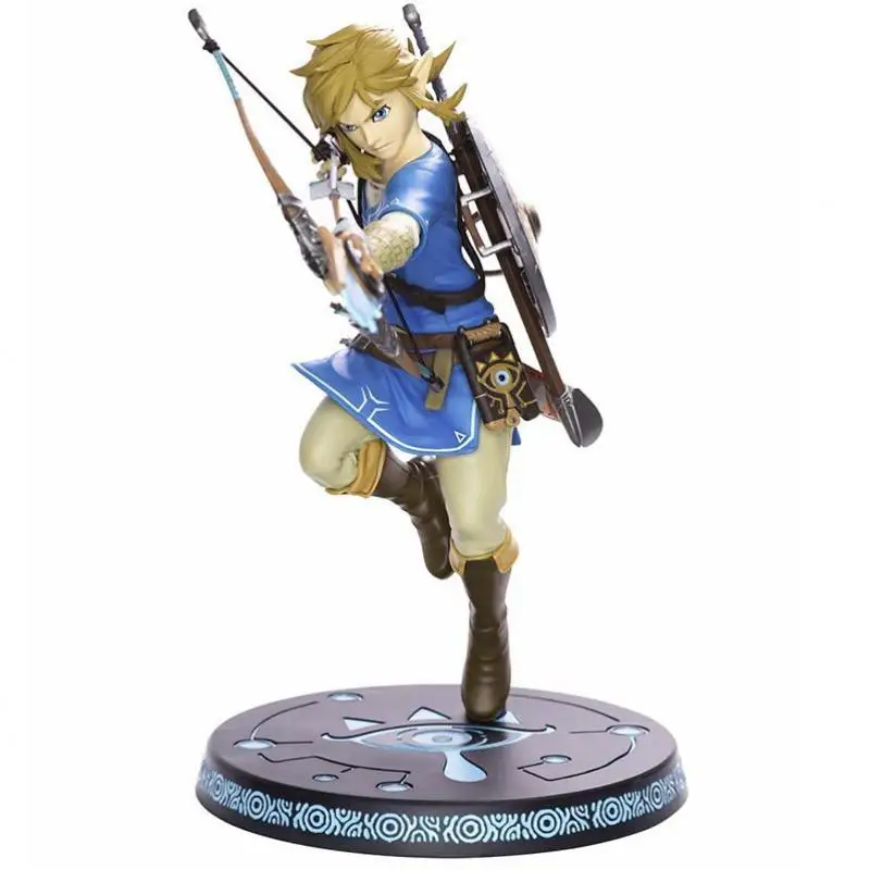 

Anime The Legend of Zelda Action Figure Link Fighting Ver. Link Doll PVC Figure Collectible Model Toy 12" 30cm