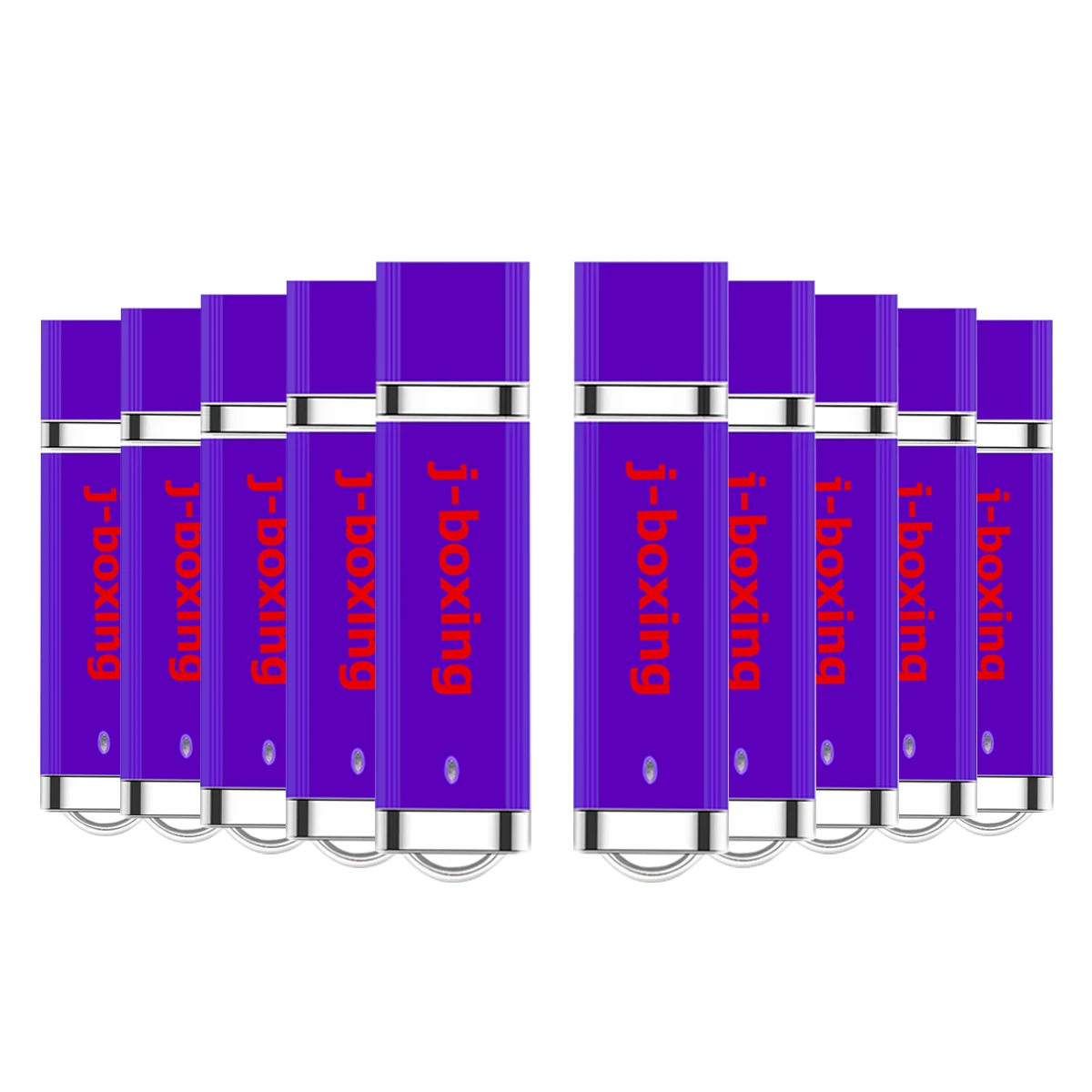 

J-boxing 10PCS 64MB USB Flash Drives Bulk Small Capacity 128MB Lighter Design Jump Drive 256MB Pendrives 512MB Purple for PC Mac