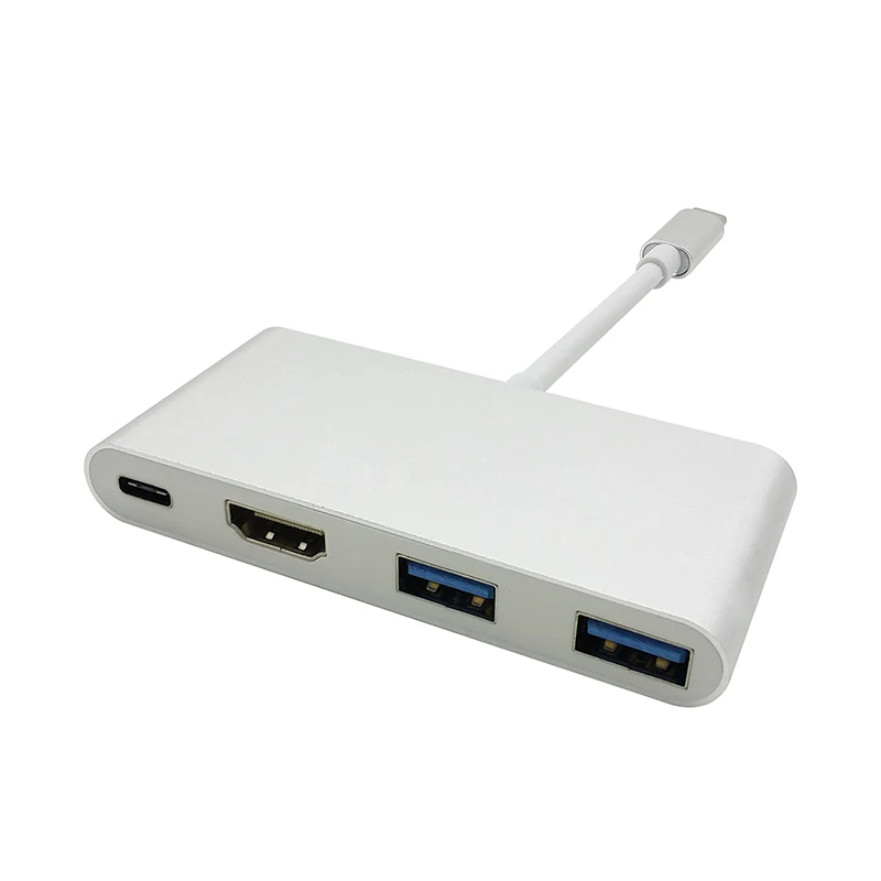  USB C Type C to HDMI USB3.0 Hub USB-C Charger Adapter Type-C to HDMI Converter 1080P High Speed For Macbook Chromebook Pixel (5)
