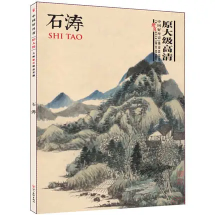 Chinese Brush Ink Painting Calligraphy Sumi-e Album Shi Tao 石涛 Landscape Xieyi 