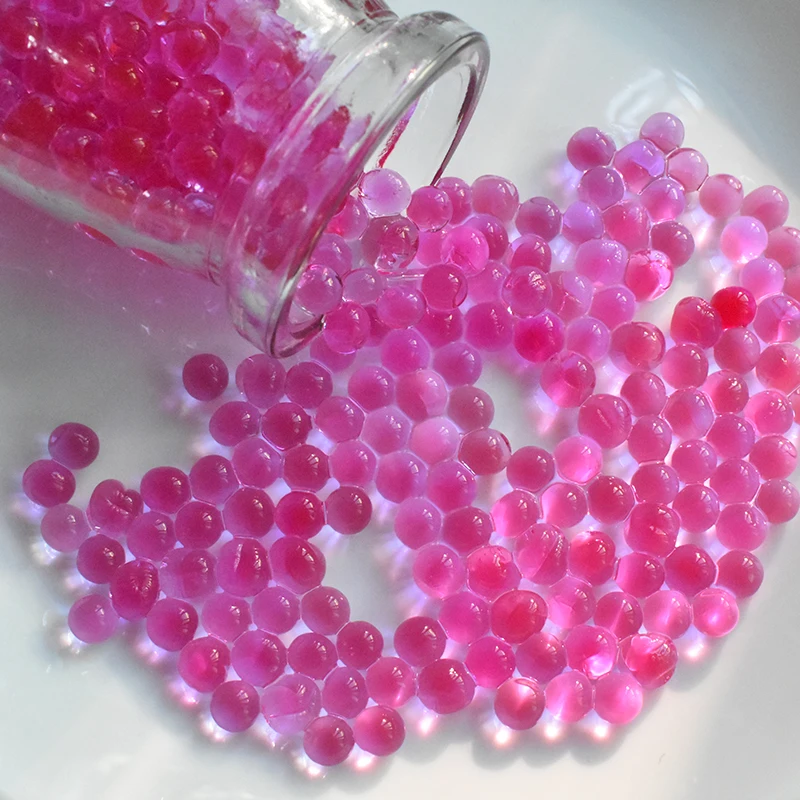 5000 шт./пакет розовый гель водные бисеры для Свадебные украшения маленькие кристаллическая почва шарики взросления гидрогель полимер