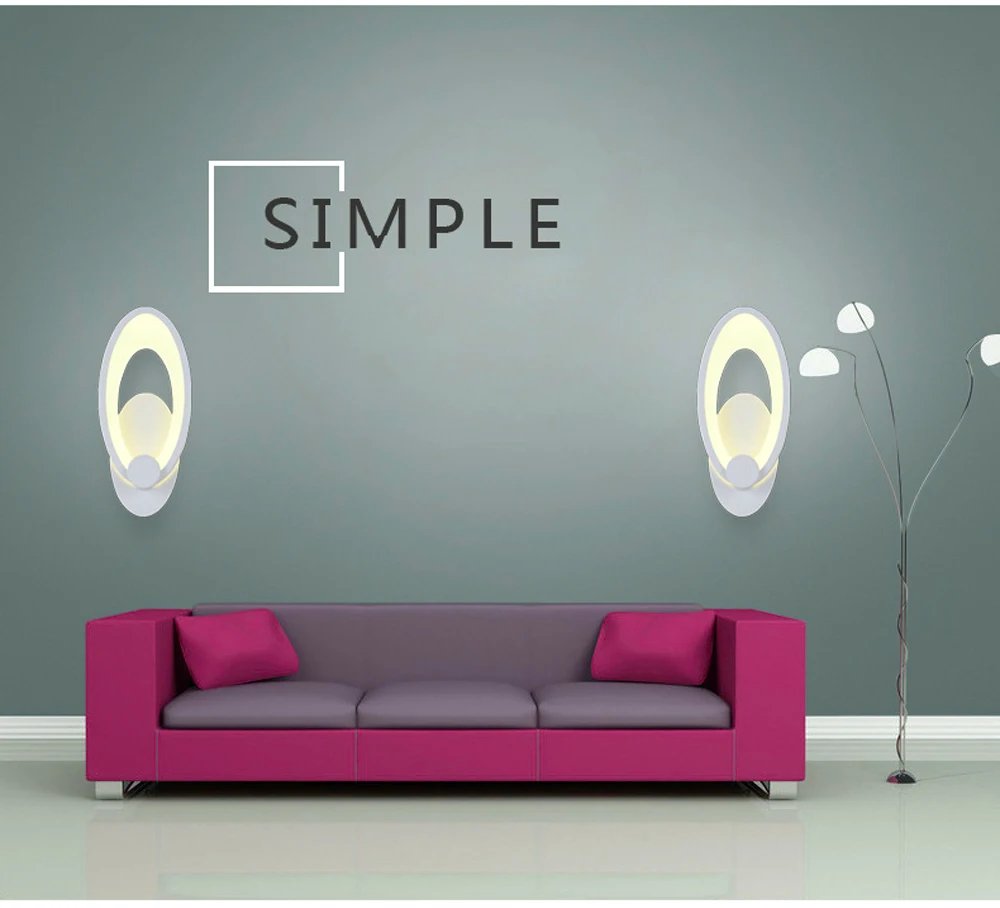 GO OCEAN Wall Lamps Bed Room Lights 9W 18W White Modern Bathroom Lights LED Sconce Wall Lamps Bedside Indoor Lighting (14)