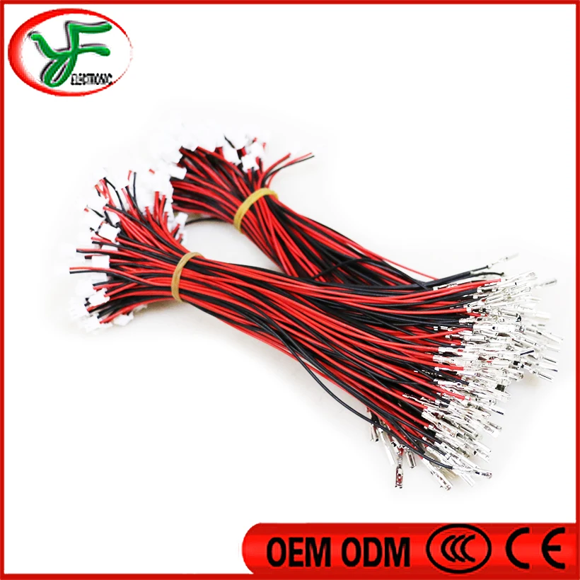 10pcs//2.8 4.8 Arcade push button 2pin cable HAPP style SANWA button switch wires