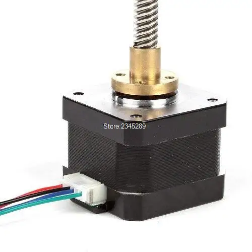  Free shipping New NEMA 17 Lead Screw M8 300mm Z Axis 3D Printer KIT Step Motor 