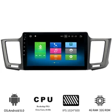 Android 8.0 Unità di Testa stereo Per Toyota RAV4 2013-2017 Rav 4 lettore Multimediale Autoradio GPS di Navigazione 4 gb + 32 Gb Supporta DAB +
