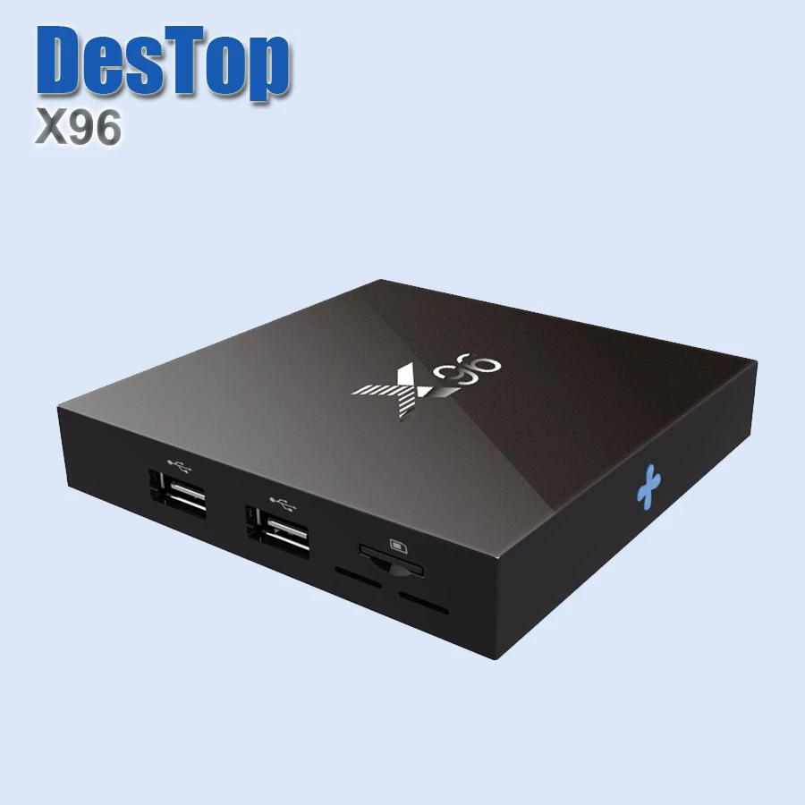 Последний X96 Amlogic S905X четырехъядерный Android 6,0 tv BOX 1G/8G tv 16,1 4 K Smart Android tv box PK M8s T95 телеприставка 10 шт./партия