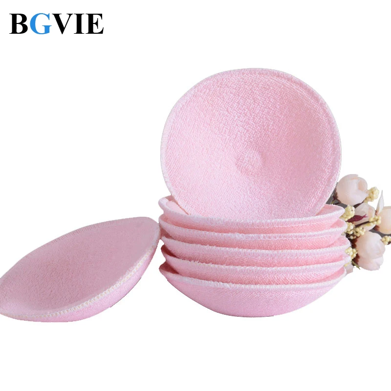BGVIE 2PCS Breastfeeding Pads Nursing Pad Reusable Chest Inserts For