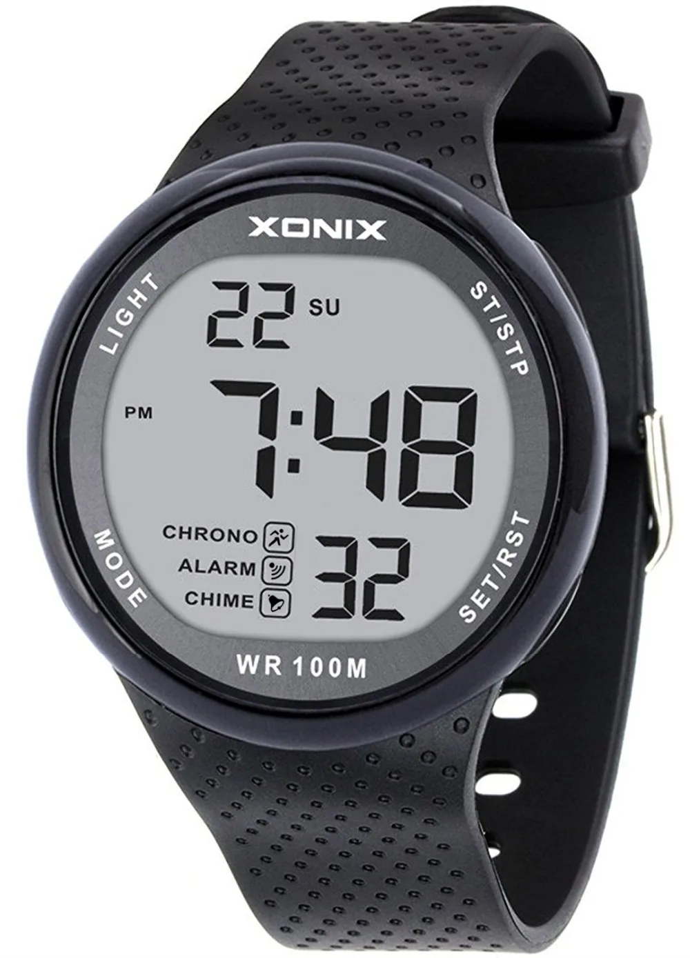 men's digital watch with large numbers