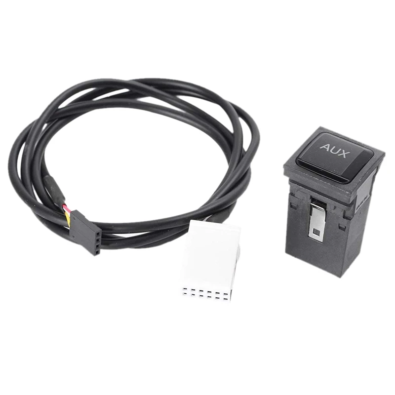 

Car AUX Adapter Switch Line Cable for VW Volkswagen Rabbit Scirocco Golf/GTI/R MK5 MK6 2005-2014