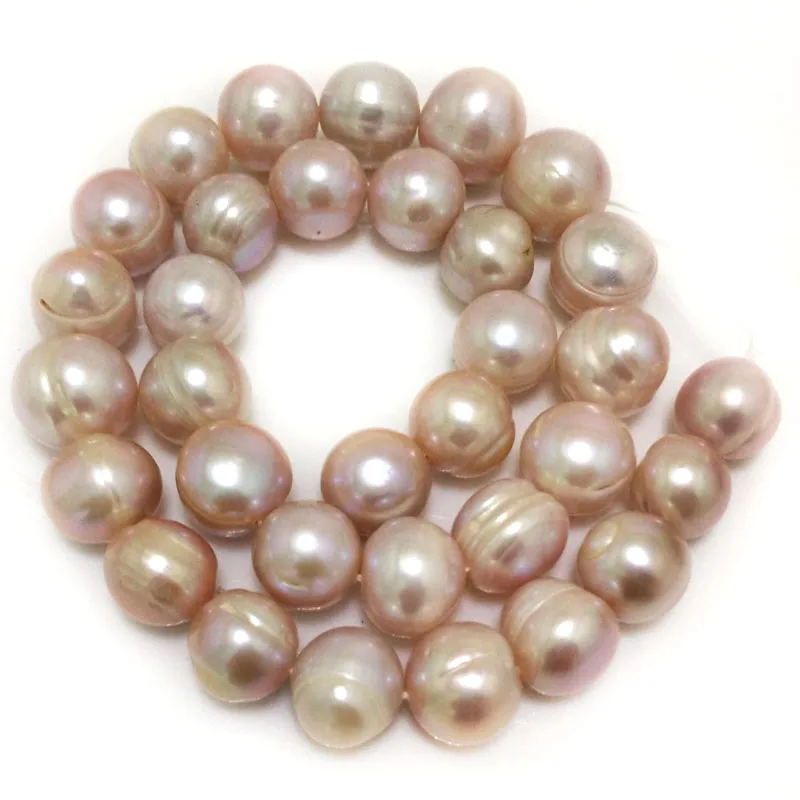 

16 inches 12-13mm Natural Lavender Potato Shaped Freshwater Pearl Loose Strand