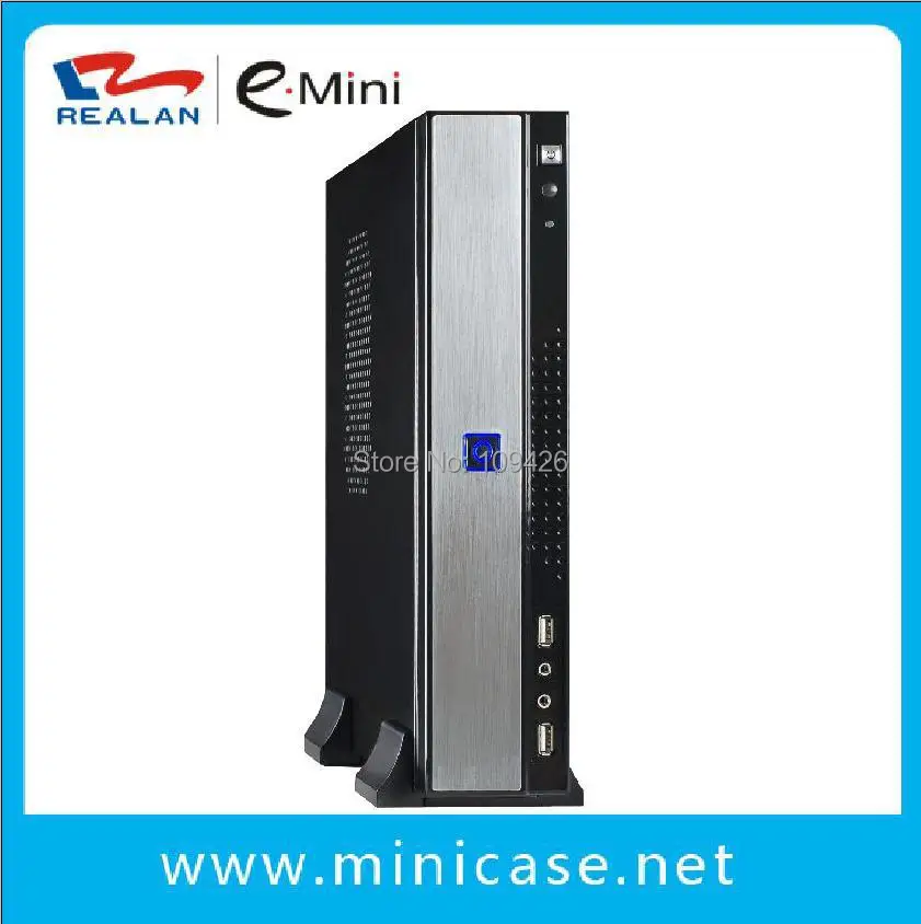 REALAN Mini ITX/MicroATX промышленный корпус поликарбонат E T01B с блоком питания 1 * PCI слот SGCC 0