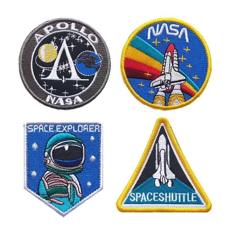 

Good Quality Astronaut Divers Embroidery Patches DIY Iron on Patches For Clothing Applique For Washable Stickers Appliques Badge