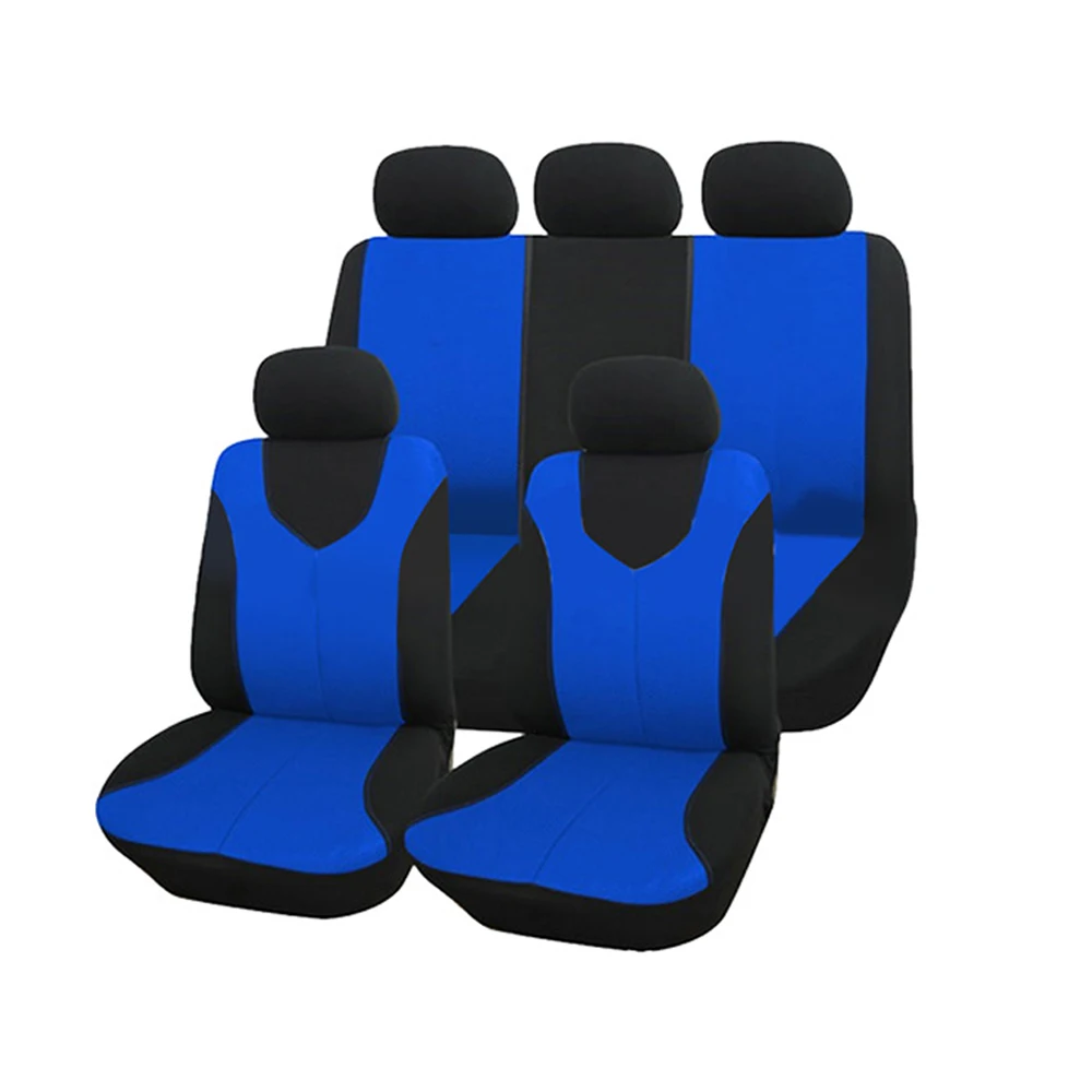 For Sale Auto Care Air Mesh Polyester Fabric Automotive Seat Cover 9pcs