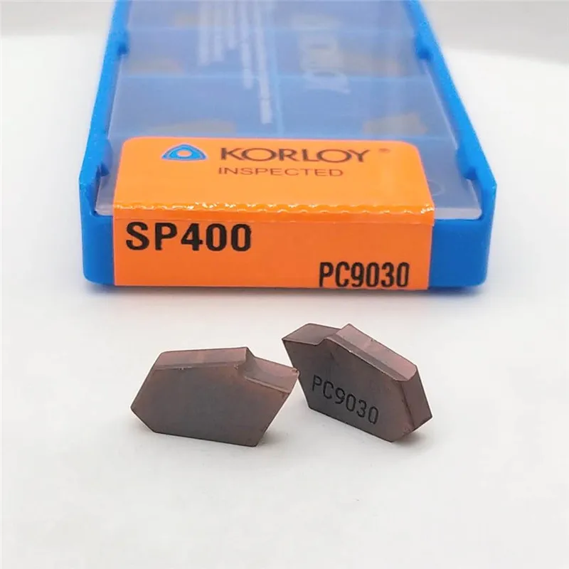 

10PCS SP400 PC9030 single head slotted carbide blade CNC tool external turning tool or internal turning tool