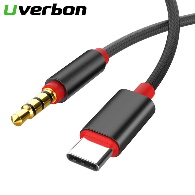 

USB Type C Audio Cable Type-C to 3.5mm Jack Car AUX Audio Adapter Cable for Huawei Mate 10 P20 Letv 2 Pro Xiaomi 6 Note Mix