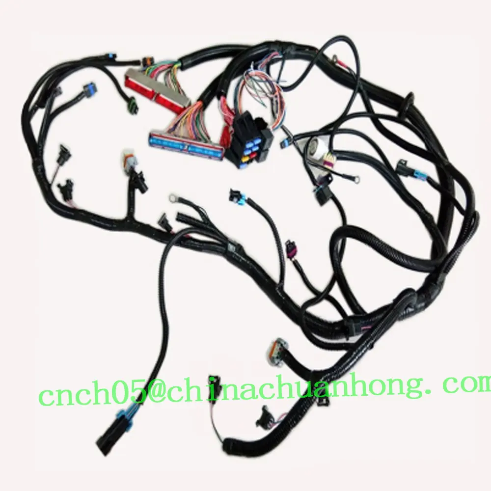 CNCH обновленный TXL провода LS1 / LS6 5.7L EV1 24X двигатель автономный LS жгут проводов W/4L60E