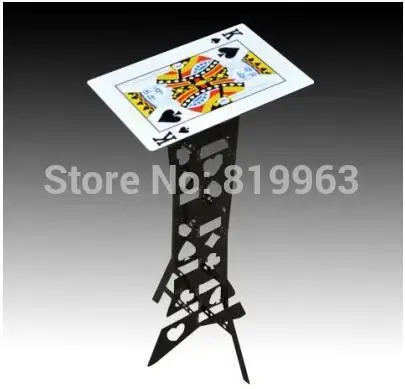 Aluminum folding table (Black,Poker Pattern) - Magic Tricks,Magia Accessories,Close Up,mentalism Magic Props,Stage,Fun Aluminum folding table (Black,Poker Pattern) - Magic Tricks,Magia Accessories,Close Up,mentalism Magic Props,Stage,Fun