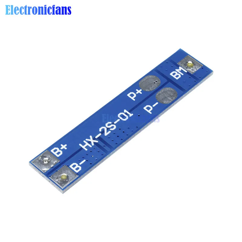 2 шт. защитная плата для литий ионных аккумуляторов 2S 5A BMS PCM полимерных 7 4 В 8 в 18650