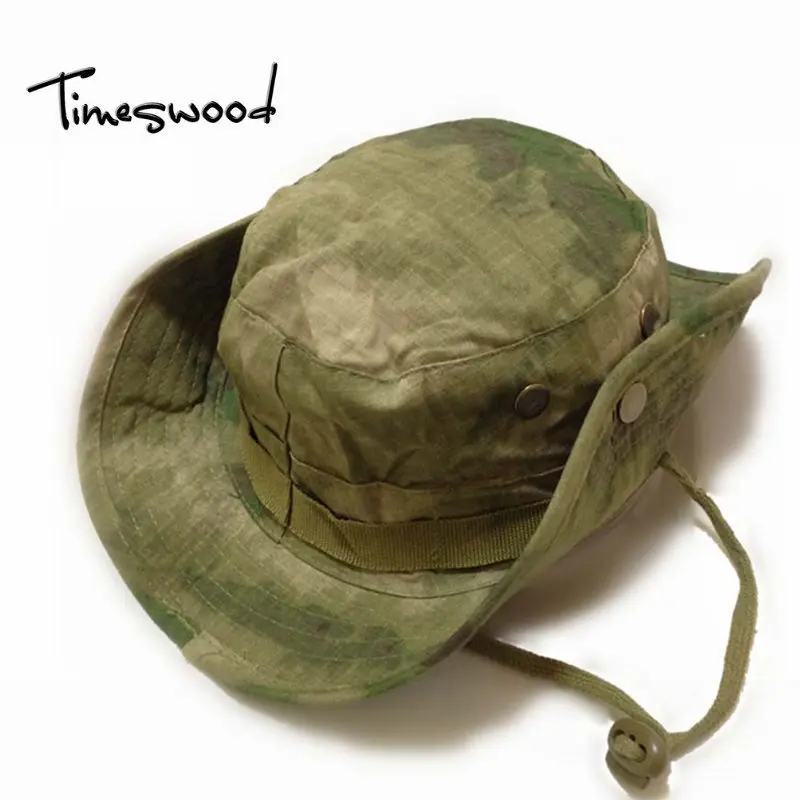 

Camouflage Black ACU Jungle Digital Boonie Hats Tactical Airsoft Sniper Nepalese Cap Militares Army Mens Military Sun Hat