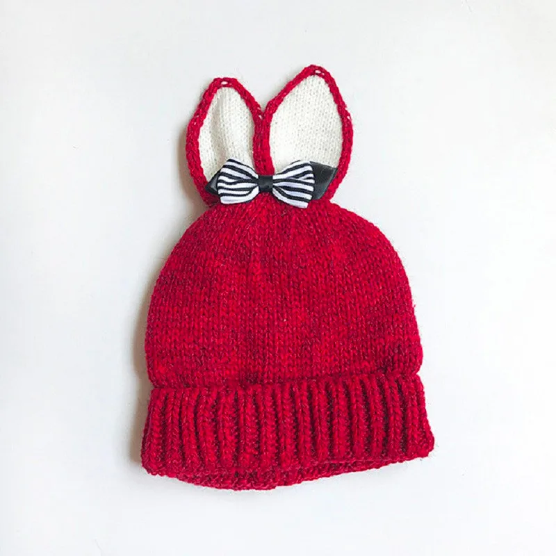 

Newborn Spring Photography Baby Hat Fashion Cute Ear Baby Girl Cap Toddler Baby Warm Beanie Knit Hat Bonnet Photography Props
