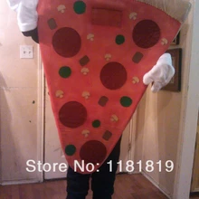 Талисман пицца талисмана Пользовательские праздничный карнавальный костюм комплекты Mascotte Необычные платье карнавальный костюм