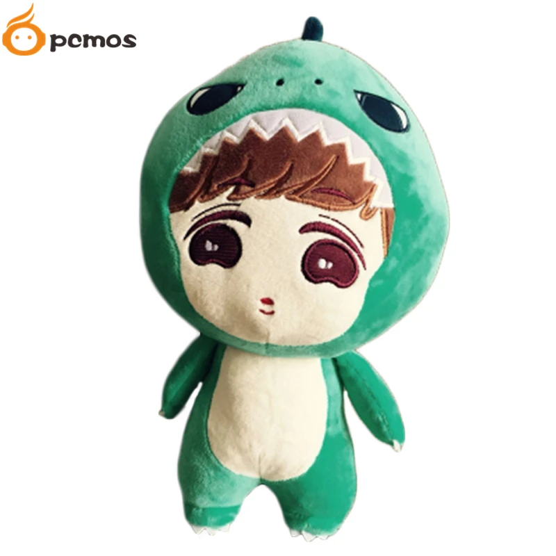 

KPOP EXO Dinosaur Issing LAY XINGXING 32cm/13" Plush Toy Stuffed Doll Fanmade Gift Collection