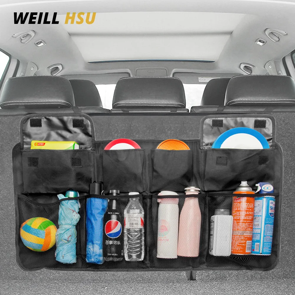 Quality Oxford Fabric Car Trunk Hanging Mesh Bag Net Organizer Auto