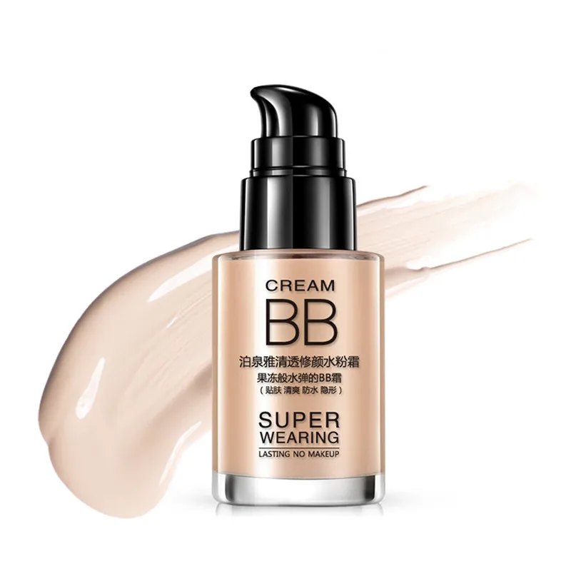 BIOAQUA Concealer BB cream Moisturizing Cover Base Care Beauty Whitening Natural Flawless Makeup Foundation Face Skin Caring 3