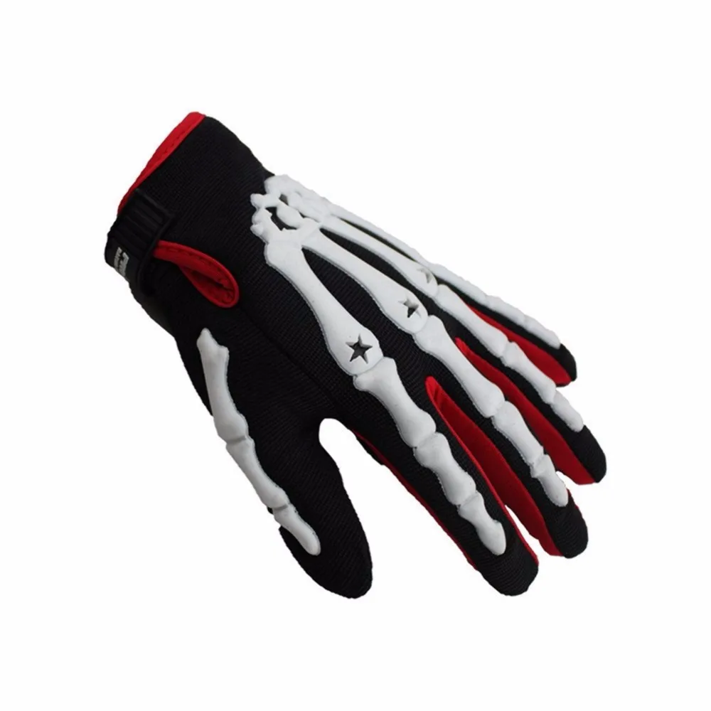 LumiParty Skeleton Pattern Full Finger Gloves Cycling Bicycle