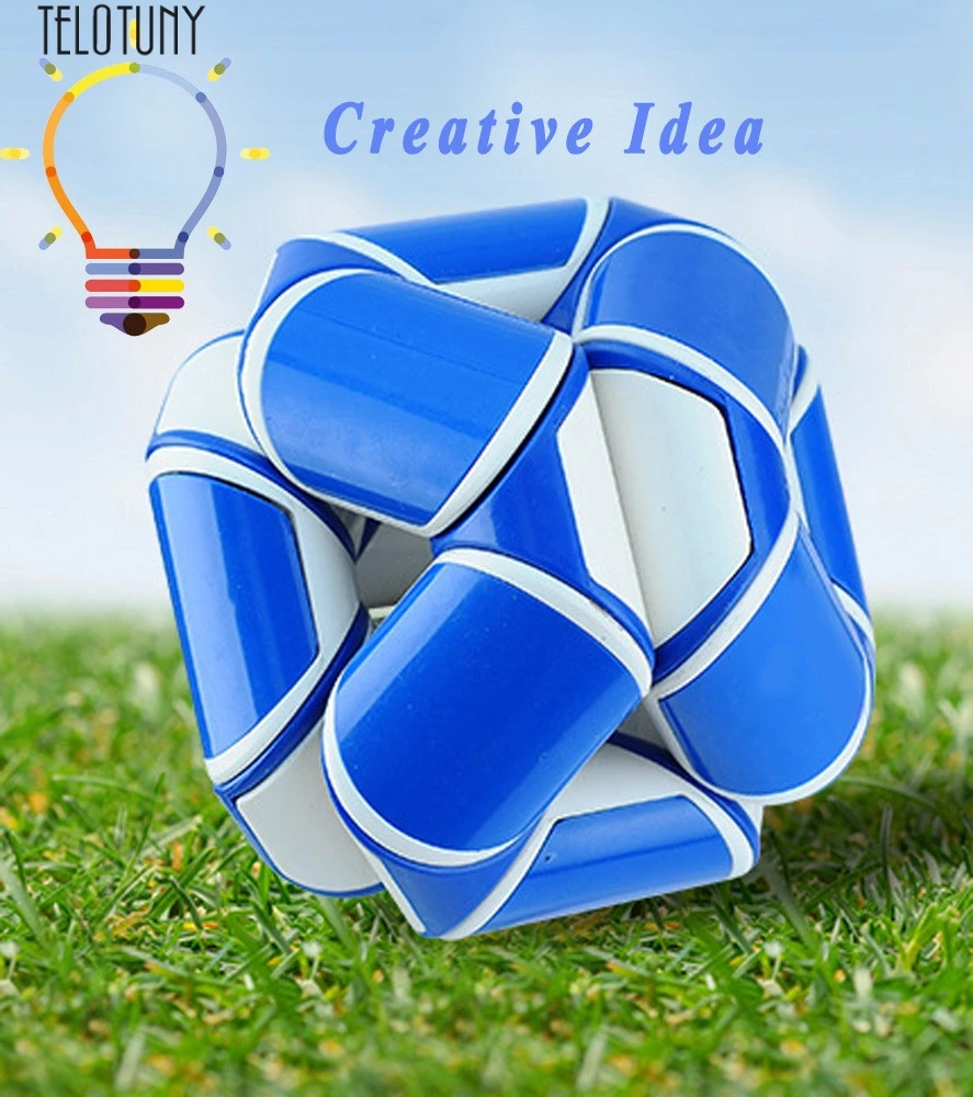 

TELOTUNY kid cube toy Cool Snake Magic Variety Popular Twist Open children's wisdom Stress Reliever Transformable Gift Z0111
