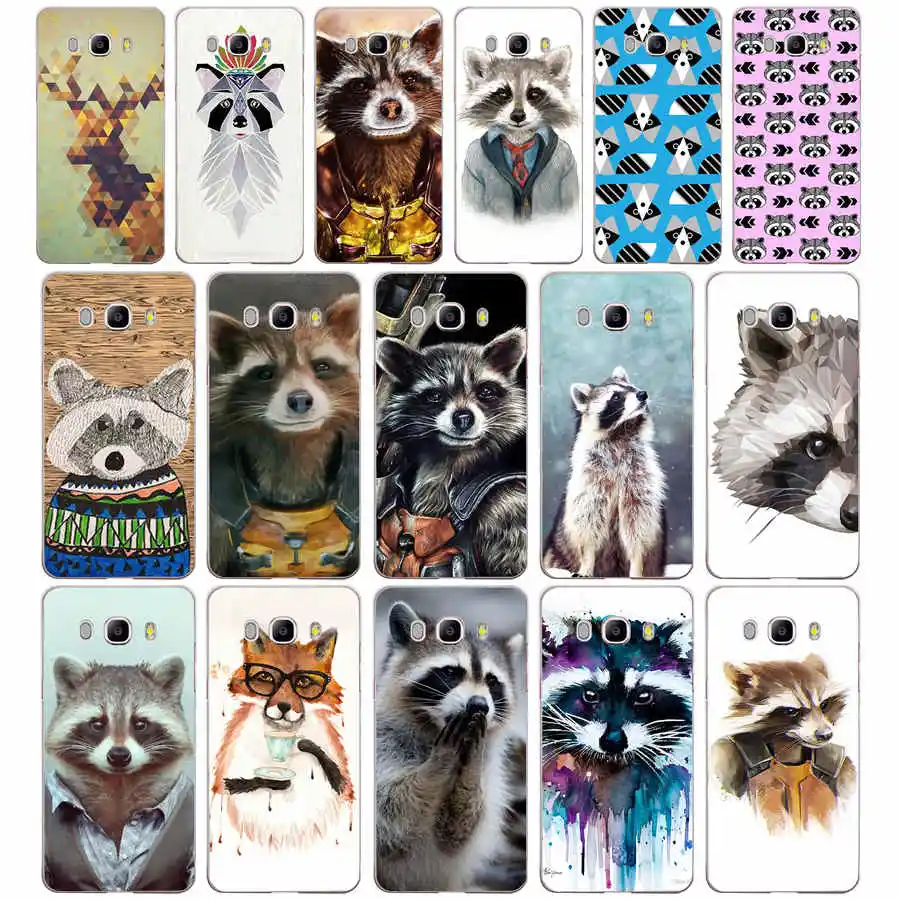 

30G Cute Raccoon For Samsung Galaxy J5 2016 Case Soft TPU Silicone For samsung galaxy J5 2016 j510F J510H Cover
