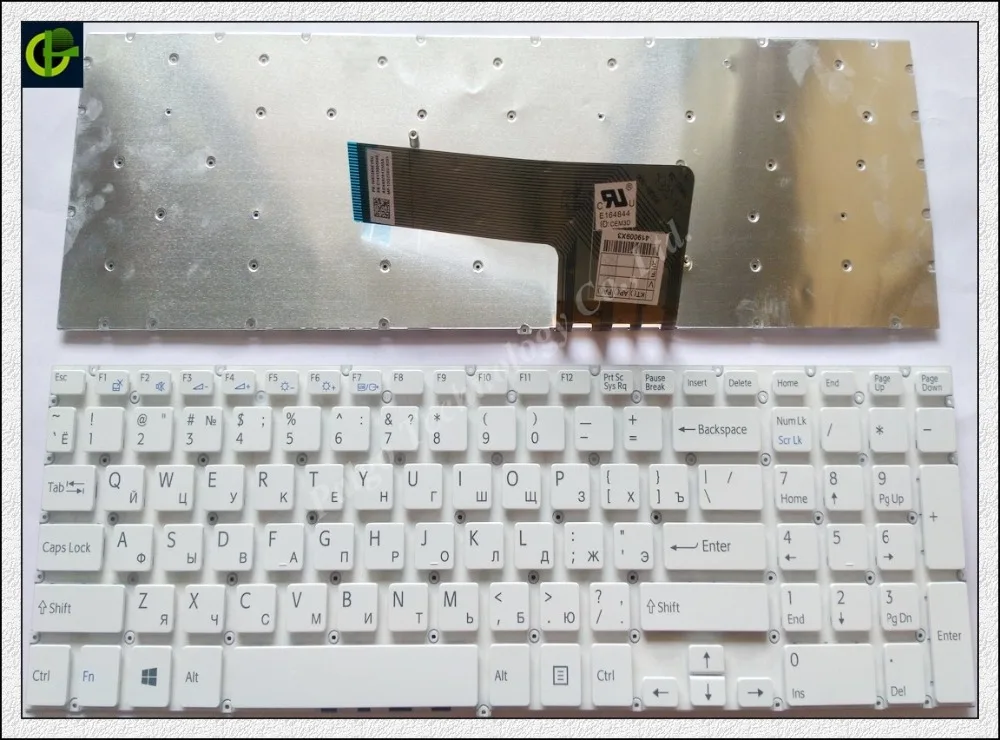 Russian RU Keyboard for Sony VAIO SVF152C29M SVF15NE2E