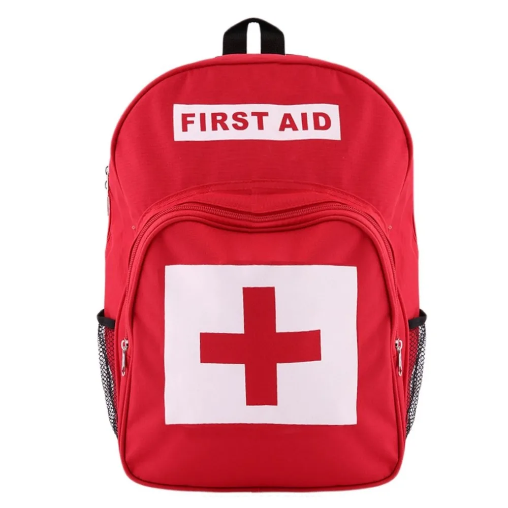 Красный Крест рюкзак аптечка сумка Спорт на открытом воздухе кемпинг дома спецодежда медицинская Аварийная сумка для выживания Лидер