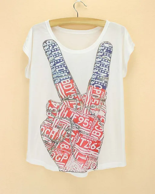 Hundreds models women's T shirt wholesale new fashion & novelty print
