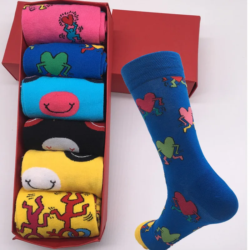 Носки Для мужчин; высокое качество удлинение Мода Повседневное носки добавления носки последних стилей Костюмы без подарок Коробки