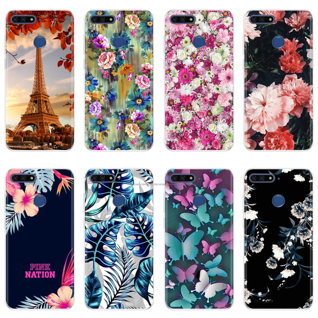 

Silicone Case on Huawei honor 7A Pro 5.7 AUM-L29 case Soft TPU Back Cover For Huawei Honor 7A 5.45 DUA-L22 case Phone Case cover