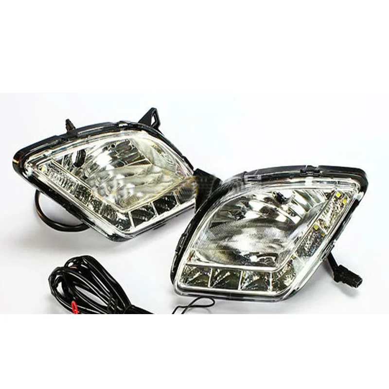 

2pcs Daytime Running Lights Auto led daytime running lights Car LED Fit For Hyundai VERNA