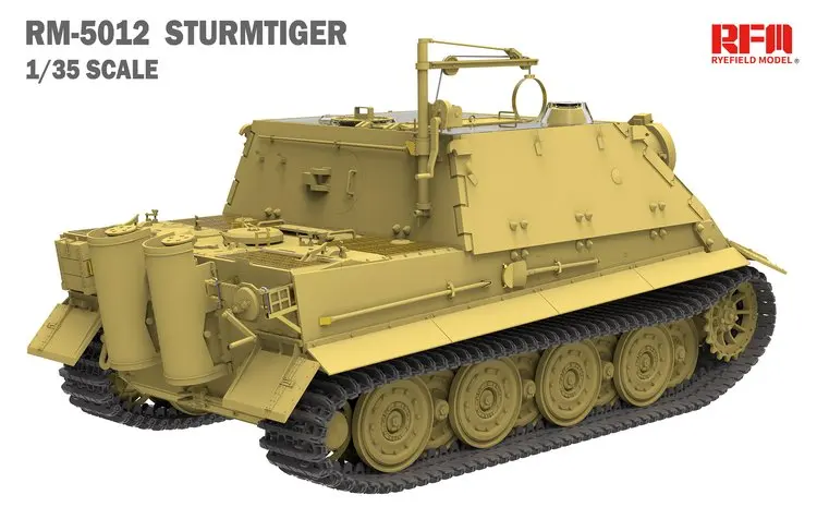 Rye модель поля RFM RM-5012 1/35 Sturmtiger RM61 L/5,4/38 см w/Полный Интерьер-весы модельный комплект