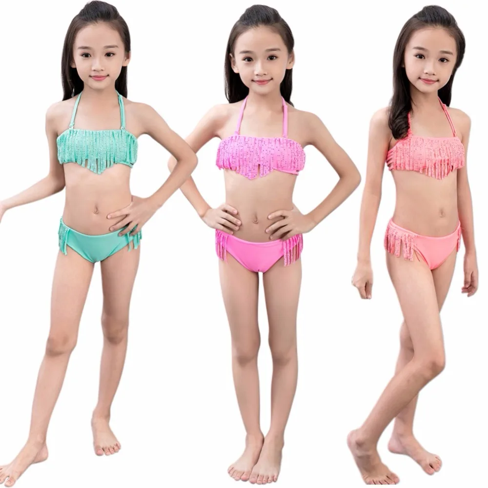 

Baby Girls Children's Swimsuit 2 Girls Bathing Girl Swimwear Bikini Children pcs/set Suit Baby